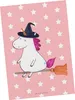 Mr. & Mrs. Panda bildkarte Einhorn Hexe - Rot Pastell - Produktbild-Vorschau 1