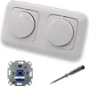 REV Ritter (2 Stück) LED Drehdimmer Dimmer + Busch Jäger Produktbild-Vorschau 1