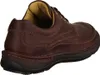 A brown leather shoe is shown from a rear-side angle against a white background. Anteprima dell’immagine prodotto