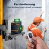 A person is using a laser level tool with a remote control in a construction setting. Anteprima dell’immagine prodotto