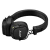 A black Marshall Major IV wireless Bluetooth headset is shown from a side angle against a white background. Voir les images du produit