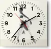 Wanduhr - Quadrat - Glasuhr - Surreal Ballerina Marionette Produktbild-Vorschau 1