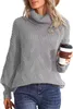 ASKSA Damen Rollkragen Pullover Elegant Rollkragenpullover Produktbild-Vorschau 3