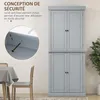 HOMCOM Armoire de cuisine buffet cuisine vaisselier meuble Voir les images du produit 6