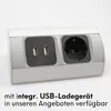 kalb | ciabatta angolare a 2 vie 2x presa 230V alluminio Anteprima dell’immagine prodotto 5