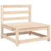 vidaXL Gartensofa ohne Armlehnen mit Kissen Massivholz Produktbild-Vorschau 4