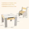 Kindertisch mit 2 Stühlen aus Holz, Kindermöbel Set, Kinder Produktbild-Vorschau 6
