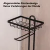 Toilettenpapierhalter, 1-St quadratischer Klopapierhalter, Produktbild-Vorschau 7