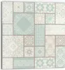 DEQORI Küchenrückwand Glas 60x60 cm 'Fliesenpoesie' Produktbild-Vorschau 1