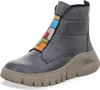 Gemini Damen Stiefelette geometrische Formen Reißverschluss Produktbild-Vorschau 6