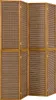 Paravent Séparation de pièce 4 pièces 2 m Bois Cloison brun Voir les images du produit 4