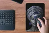 MuchoWow® Mauspad Mousepad Frau - Kopftuch - Blau 18x27 cm Produktbild-Vorschau 4
