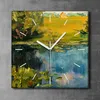 Coloray Uhr auf Leinwand 30x30 cm Wand Uhr Dekoration Produktbild-Vorschau 2