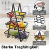 UISEBRT Panier de rangement à 3 niveaux Panier à fruits Voir les images du produit 3