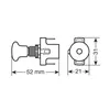 Interrupteur à tirette/poussoir Lampa avec LED - 12/24V - Voir les images du produit 3