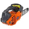 An orange and gray gasoline-powered chainsaw is shown against a white background. Produktbild-Vorschau