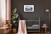 MuchoWow® MuchoWow® Gerahmtes Poster Pferd - Blumen - Lila Produktbild-Vorschau 3