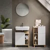 A modern bathroom with a sink, vanity, and bathtub. Náhled obrázku produktu