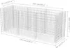 vidaXL Gabiónová zvýšená posteľ Oceľ 270 × 90 × 100 cm Náhľad obrázku produktu 7