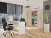 Büro Regal Zimmer Büro Tür Oliv 2D Sonoma Eiche Produktbild-Vorschau 6