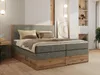 MKS MEBLE Boxspringbett WOOD CLASSIC KING, Doppelbett mit Produktbild-Vorschau 1
