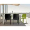 Rechteckiger Außentisch 150x90cm GartenBarRestaurant Oslo - Produktbild-Vorschau 6