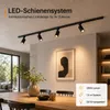 LED Deckenstrahler Schwarz 4 Flammig Spots Decke 1.5m Produktbild-Vorschau 6