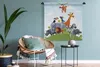 MuchoWow® Wandteppich Wandbehang Dschungel - Illustration - Produktbild-Vorschau 6