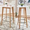 FineBuy Stehtisch 60x110x60cm Weiß Bartisch Skandinavisch Produktbild-Vorschau 1