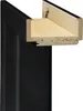 Pertura Komplettzarge Nachbildung Uni schwarz 61x198,5x16 Produktbild-Vorschau 1