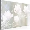 Italienischer Leinwand Leinwandbild - White Magnolias (1 Produktbild-Vorschau 1