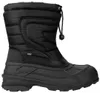 A black winter boot is shown against a white background. Voir les images du produit