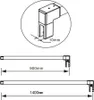140cm Stabilisator Chrom glänzend für 6-10mm Duschkabine Produktbild-Vorschau 4