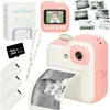 KIK KX3570_1 Detský fotoaparát s termotlačou, 32 GB, ružový Náhľad obrázku produktu 1