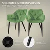 ML-Design 2er Set Esszimmerstuhl mit Rückenlehne, Salbei, Produktbild-Vorschau 2
