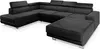Masseno Ecksofa SIENA L-S mit Schlaffunktion U-Form, Sofa Produktbild-Vorschau 2