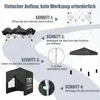 COSTWAY Altana typu pop-up 2x2 m, altana ogrodowa z Podgląd zdjęcia produktu 8