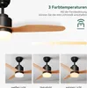 SONNI wentylator sufitowy z oświetleniem Led i wyłącznikiem Podgląd zdjęcia produktu 2