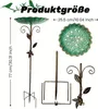 Vogeltränke Stehend, Metall Vintage Vogeltränke Winterfest, Produktbild-Vorschau 2