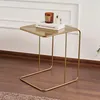 CALICOSY -  Beistelltisch mit Metallplatte H46 cm - OWEN Produktbild-Vorschau 2