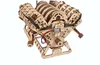 Puzzle 3D, Moteur V8, Ugears, bois, 776 pièces Voir les images du produit 20