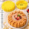 Happy Birthday Silikon Backform Ø 17,8 cm – Runde Produktbild-Vorschau 2