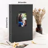 Fotobuch Leinen Einsteckalbum 300 Taschen Schwarz 10x15cm Produktbild-Vorschau 2