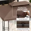 Outsunny Tetto Di Ricambio Sostitutivo Per Gazebo Da Anteprima dell’immagine prodotto 5