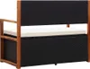 vidaXL Lavice s úložným prostorem 115 cm polyratan z Náhled obrázku produktu 5