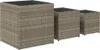 vidaXL Pflanzkübel 3 Stk. Grau Poly Rattan Produktbild-Vorschau 7