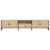 vidaXL TV-Schrank mit Schublade Sonoma-Eiche 200x25x44cm Produktbild-Vorschau 6