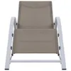 Sonnenliegen 2 Stk. mit Tisch Aluminium Taupe Produktbild-Vorschau 4