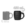Mug Grenade Noir Cadeau Fête des pères Fête des Voir les images du produit 8