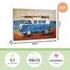 Kobolo Wandbild 3D-Bild 108x72cm BEACH BULLY - XXL - Produktbild-Vorschau 4